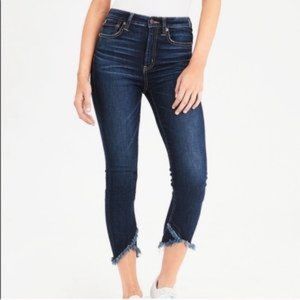 American Eagle Super High Rise Jegging Jeans Crop